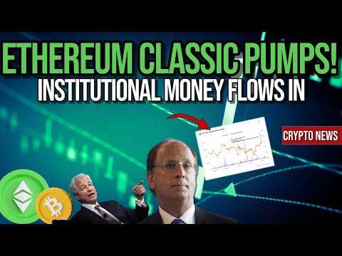 Ethereum Classic PUMPS! Instituional Money flows In | Crypto News Update
