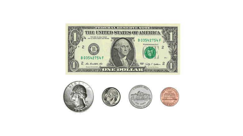The dollar units and denominations.