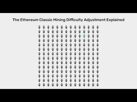 The Ethereum Classic Mining Difficulty Adjustment Explained