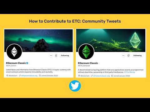 How to Contribute to ETC: Community Tweets