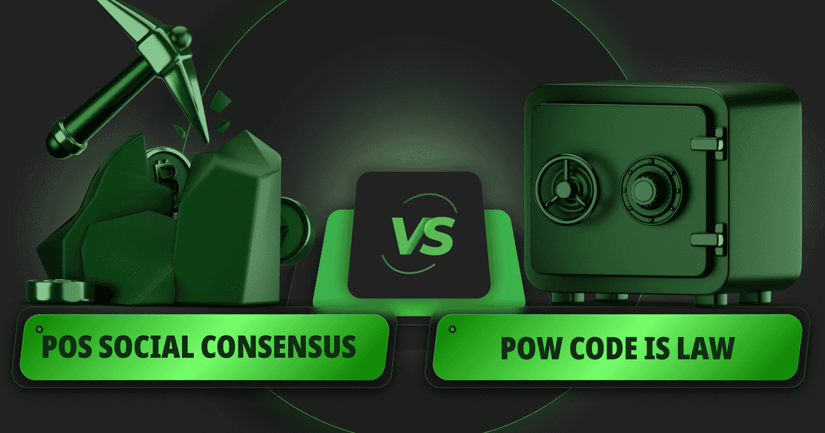 ETC Proof of Work Course 26. POS Social Consensus vs POW Code Is Law