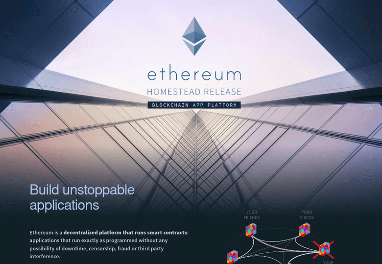 Ethereum.org construye aplicaciones imparables