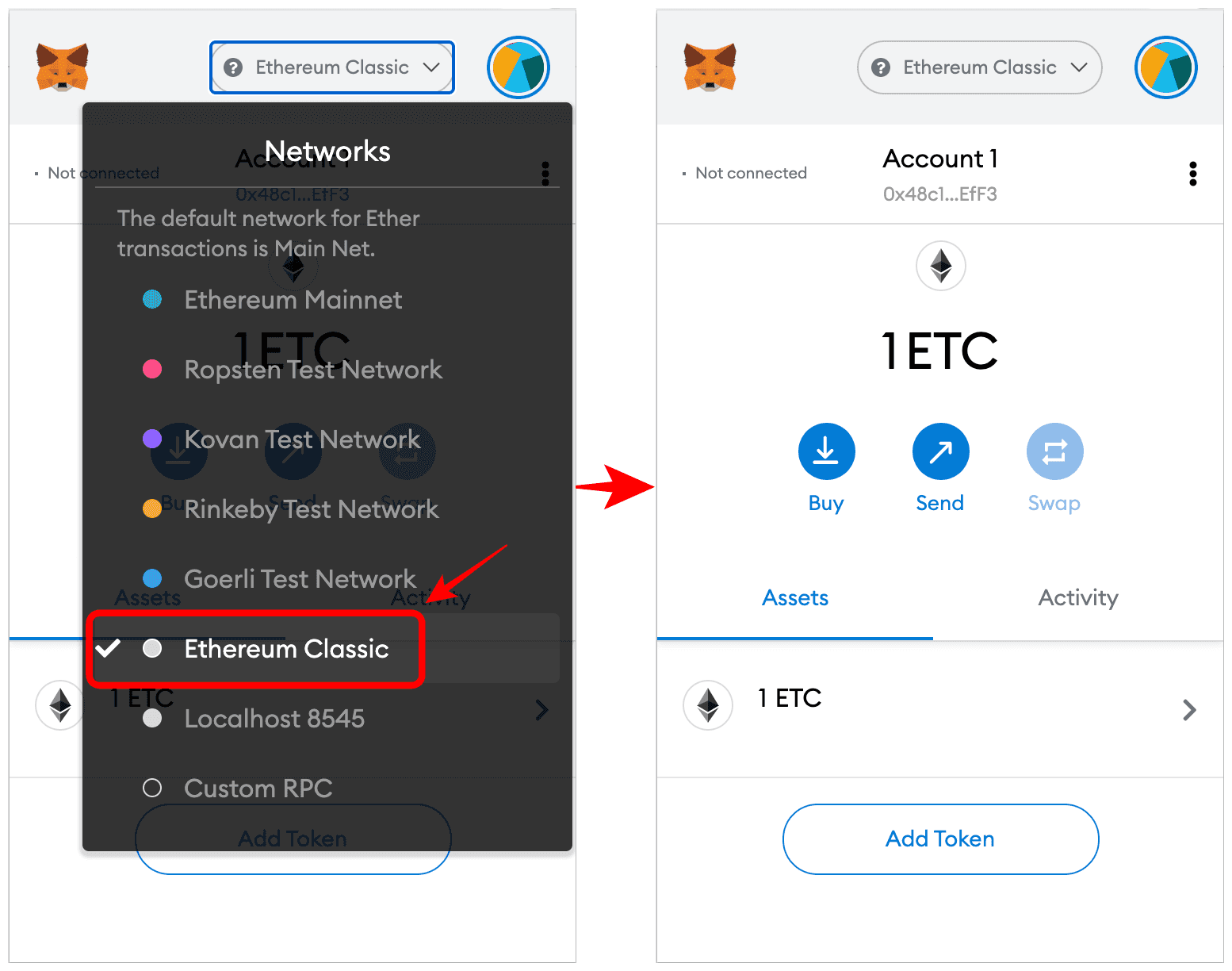 can i see my etc in metamask