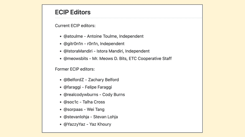 ECIP editors.