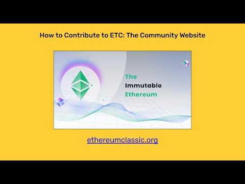 How to Contribute to ETC: The Community Website